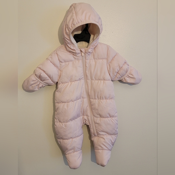 OLD NAVY Pink Puffer Snowsuit - Picture 1 of 5